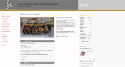 Desktop Screenshot of lauenburg-handball.de